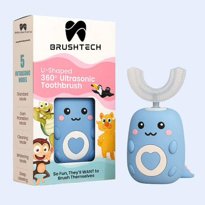 BRUSHTECH U-BRUSH KIDS™-Dientes Perfectos al instante + Bucal de regalo