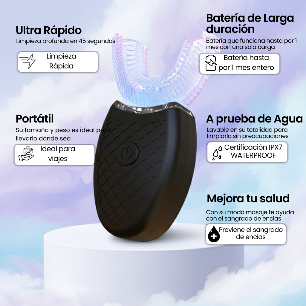 BRUSHTECH U-BRUSH™ - Limpieza 360° en 45 segundos